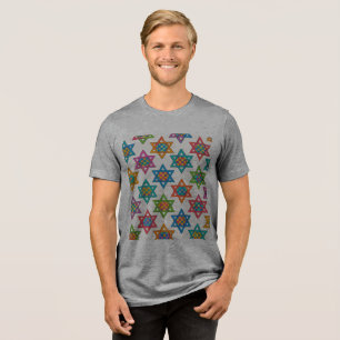 Camisetas de diseño de estrellas judías de Dvorah