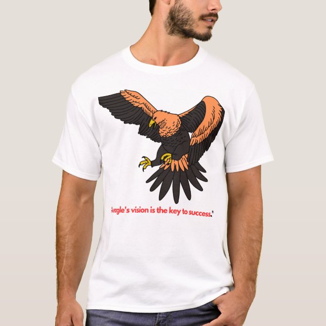 Camisetas de diseño personalizadas Eagle's Eye Pre (Anverso)
