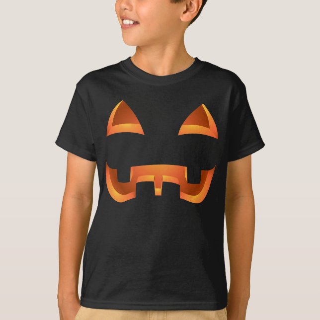 Camisetas de disfraces de calabaza de niños de Hal (Anverso)