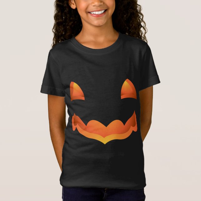 Camisetas de disfraces de calabaza de niños de Hal (Anverso)
