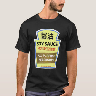 Camisetas de disfraz perezoso Botella de salsa de