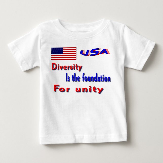 Camisetas de diversidad de Estados Unidos (Anverso)