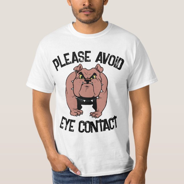 CAMISETAS DE DIVERSIÓN DE bulldog (Anverso)