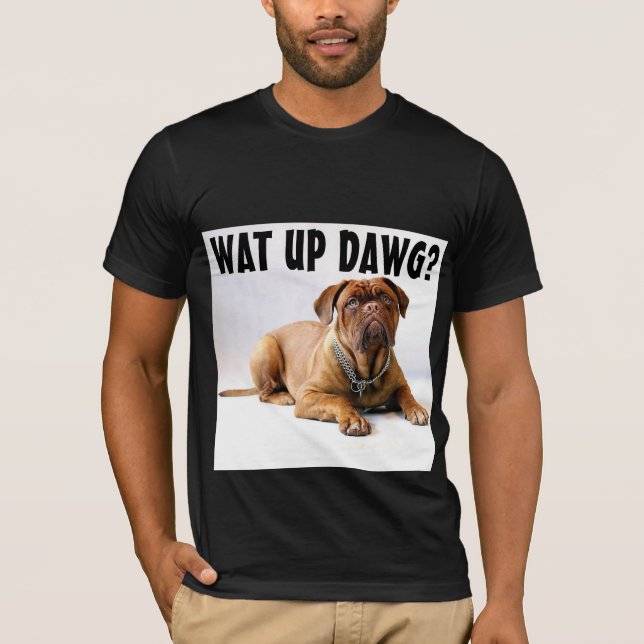 CAMISETAS DE DIVERSIÓN DE PERRO MASTIFF (Anverso)