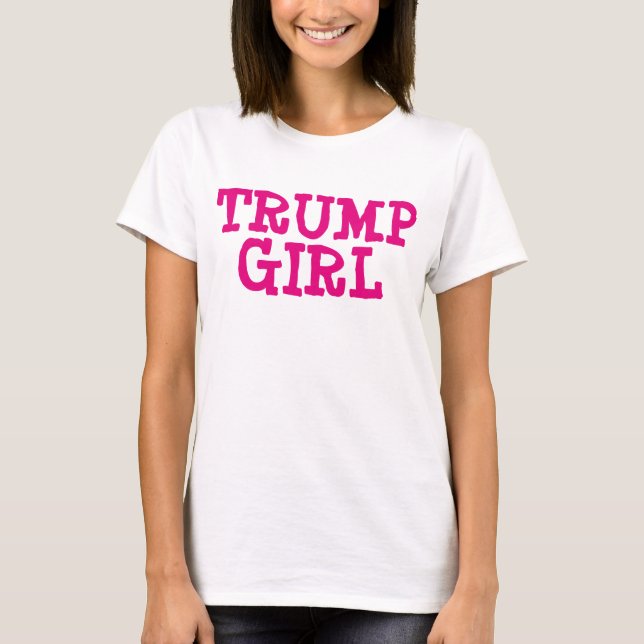 Camisetas de DONALD TRUMP, CHICA del TRIUNFO (Anverso)