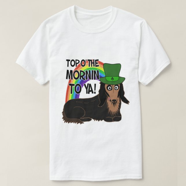Camisetas de Doxie del día de St Patrick (Diseño del anverso)