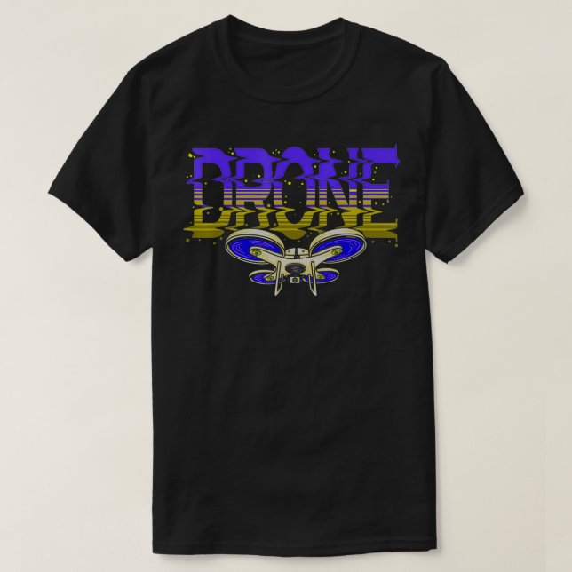 Camisetas de drones para chicos multiópteros FPV P (Diseño del anverso)