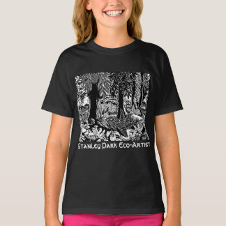 Camisetas de Eco-Arte Stanley Park con camisetas d