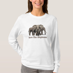 Camisetas de Elefante Africano