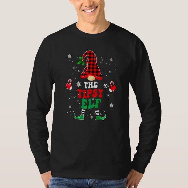 Camisetas de Elfo Achispado de Grupo de Pijamas de (Anverso)