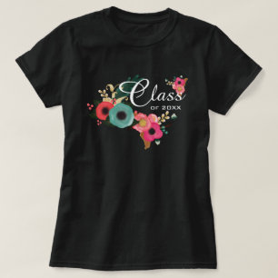 Camisetas de encargo de la graduación del diseño