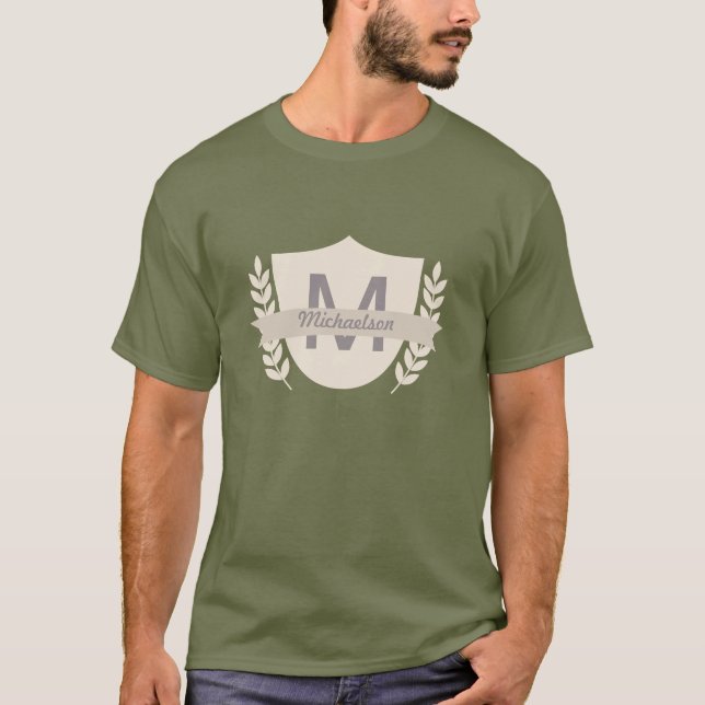 Camisetas de encargo del escudo de la familia (Anverso)