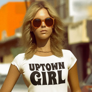 Camisetas de época CHICA UPTOWN