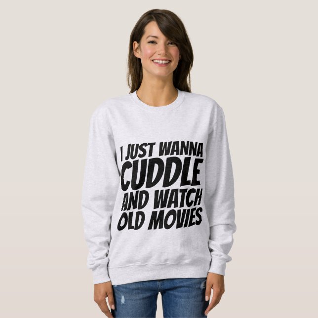 Camisetas de época, solo quiero CUDDLE (Anverso completo)