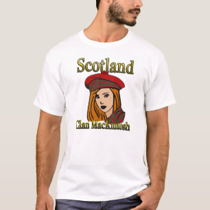 Camisetas de Escocia del tartán de MacKintosh del