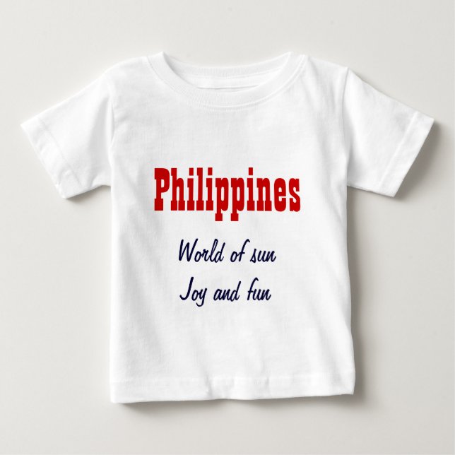 Camisetas de eslogan de Filipinas (Anverso)