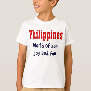 Camisetas de eslogan de Filipinas