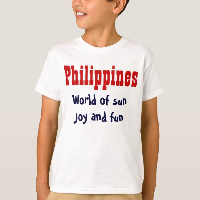 Camisetas de eslogan de Filipinas (Anverso)