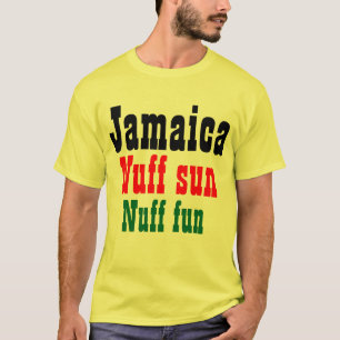 Camisetas de eslogan de Jamaica