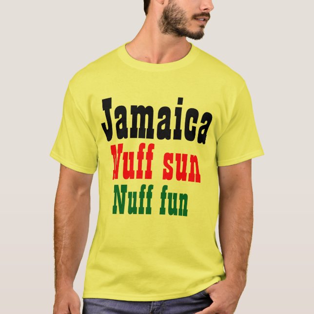 Camisetas de eslogan de Jamaica (Anverso)
