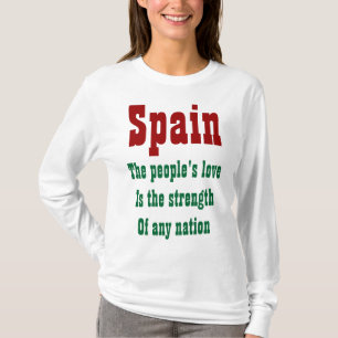 Camisetas de españa de amor de la gente