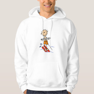 Camisetas de esquí acuático con figuras de palitos