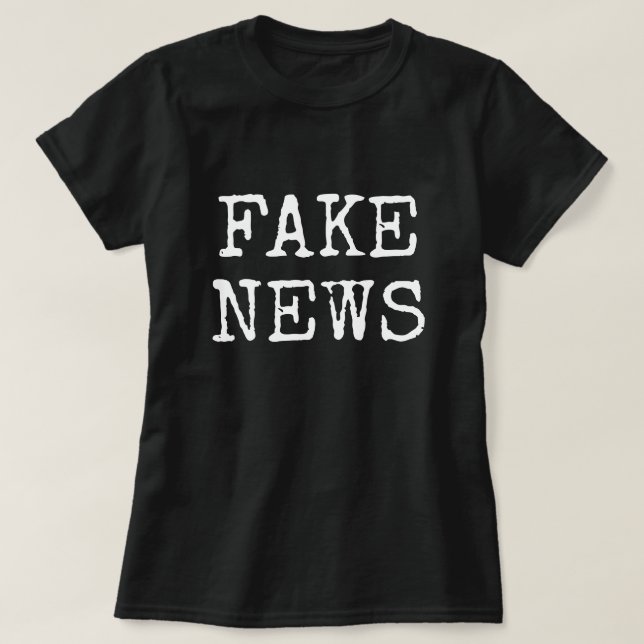 Camisetas de FAKE NEWS (Diseño del anverso)