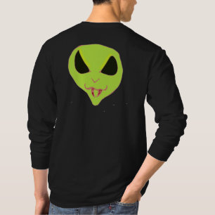 Camisetas de fanáticos del rostro de Spooky Alien