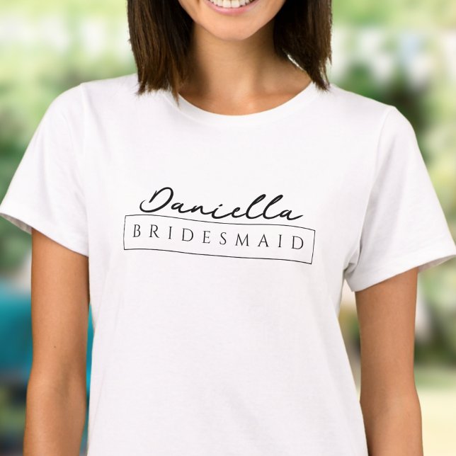 Camisetas de fiesta de soltera minimalistas y eleg (Subido por el creador)