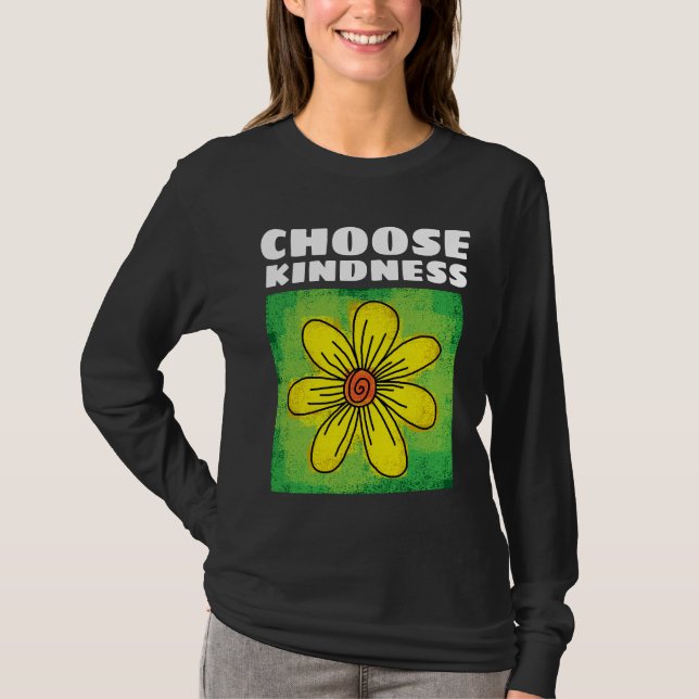 CAMISetas DE FLOR DE ELIGE AMABILIDAD (Anverso)
