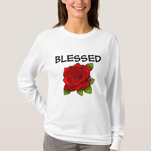 CAMISETAS DE FLORES DE MUJERES BENDEADAS (Anverso)