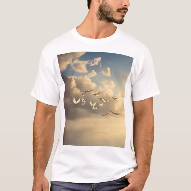 Camisetas de formación pelicana - Soar sobre el oc (Anverso)