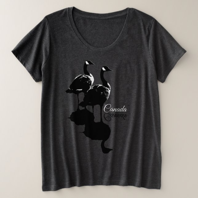 Camisetas de ganso más Camisetas de ganso de Canad (Anverso del diseño)