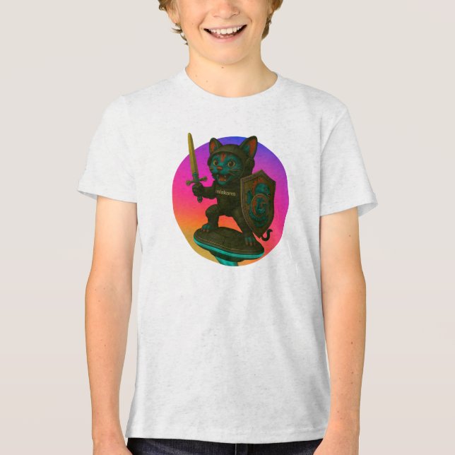 Camisetas de gato de Dragon Guard (Anverso)
