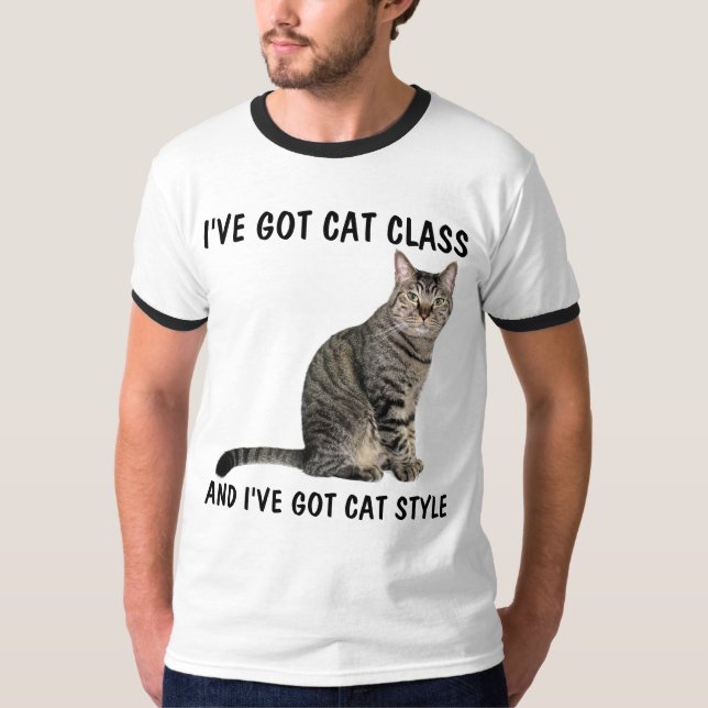 Camisetas de gato de Tabby divertidas, GOT CAT CLA (Anverso)