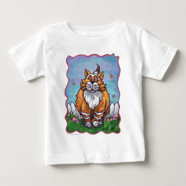 Camisetas de Gato Gengibre (Anverso)
