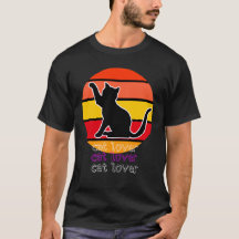 Camisetas de gato negro