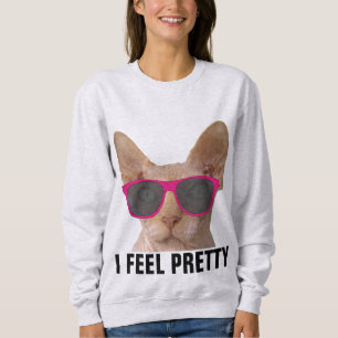 Camisetas de gato SPHYNX que siento BONITO