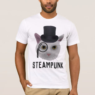 Camisetas de GATO STEAMPUNK