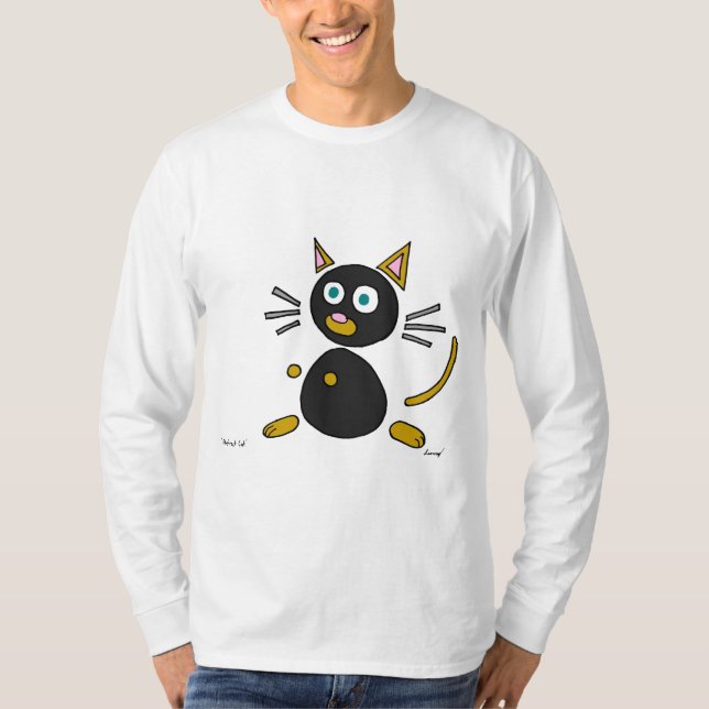 Camisetas de gatos abstractos (Anverso)