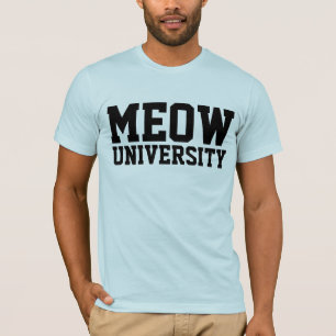 Camisetas de gatos de la UNIVERSIDAD MEOW