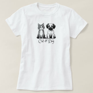 Camisetas de gatos y perros