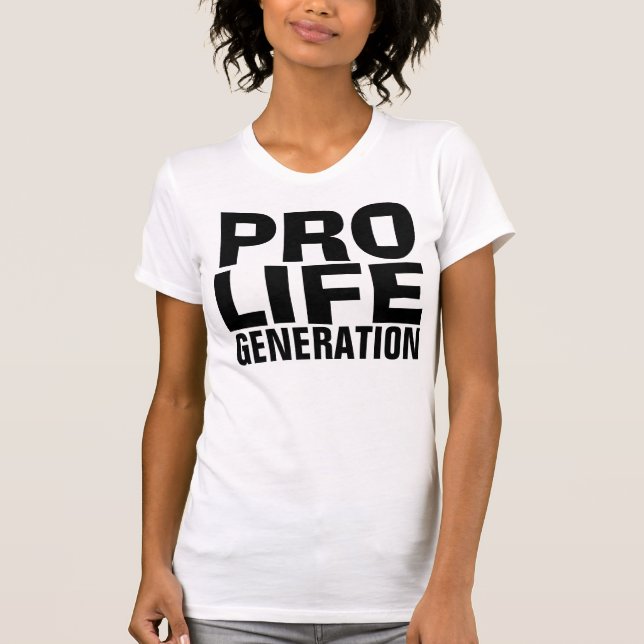 Camisetas de GENERACIÓN PROVIDA (Anverso)