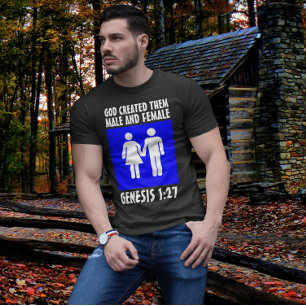 Camisetas de GENESIS 1:27 MASCULINO Y FEMENINO CRI