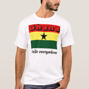 camisetas de ghana - orgullo en todas partes