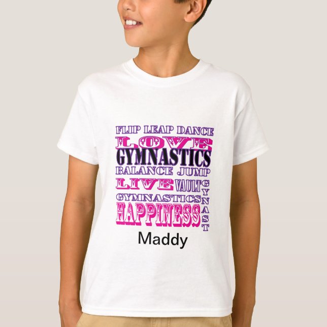 Camisetas de Gimnasia Personalizada (Anverso)
