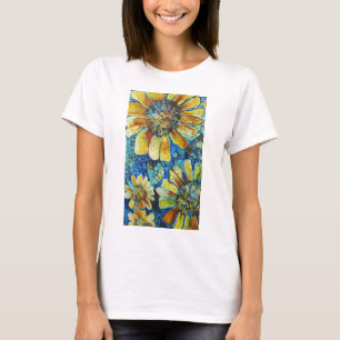 Camisetas de girasoles y lunares