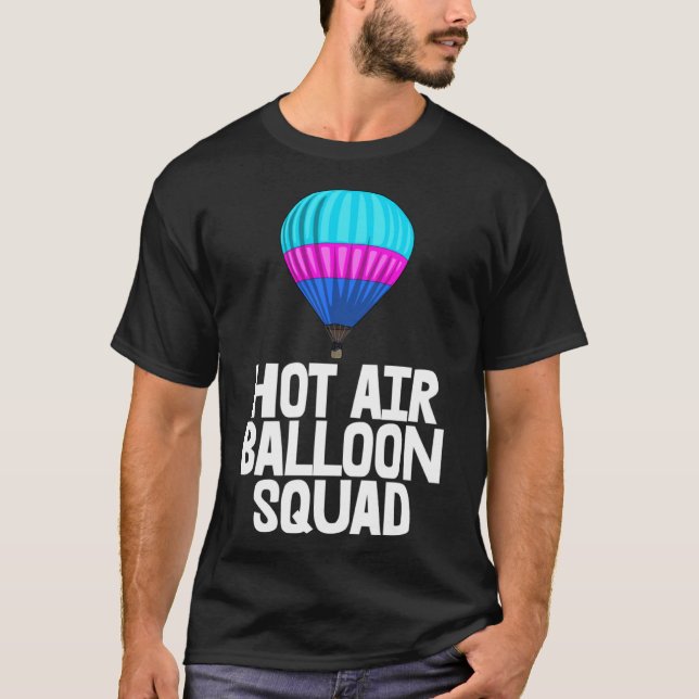 Camisetas de globos aerostáticos de balón de aire  (Anverso)