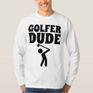 CAMISETAS DE GOLF PARA HOMBRES, DUDE DE GOLFER