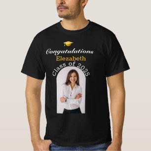 camisetas de graduación de Black Gold personalizad